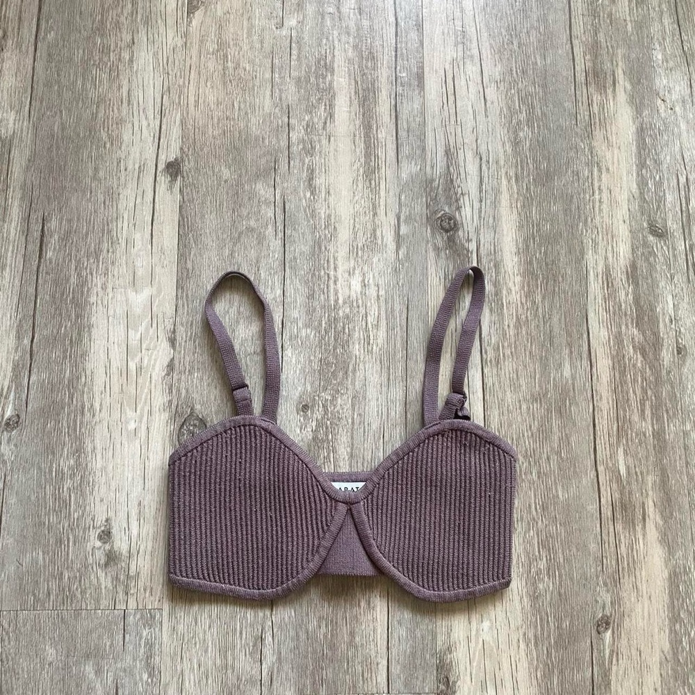 Aritzia Babaton Sculpt Knit Bra Top